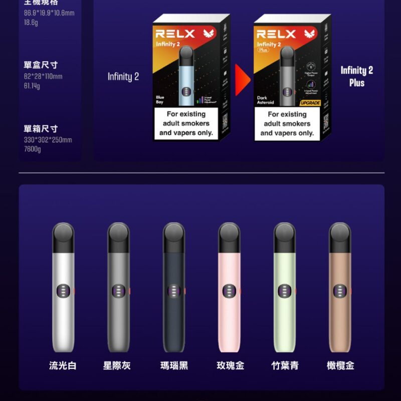 RELX 6代　　Infnity2　悦刻六代　現貨